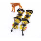 Bottines Imperméables Antidérapantes pour Chien – Chaussures de Protection Hiver avec Motif Singe – Accessoires Mignons et Pratiques pour Animaux