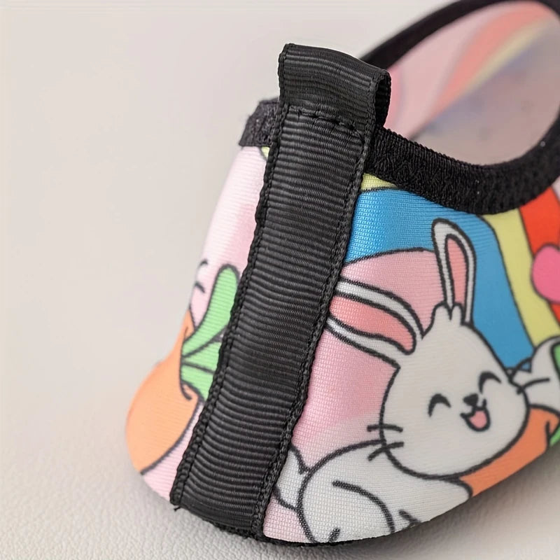 Chaussures Aquatiques Enfant Antidérapantes – Motif varié, Idéales pour Piscine, Plage ou Sport d’Extérieur