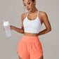 Short de Sport Femme Taille Haute – Léger, Respirant & Antifrottement pour Yoga, Running et Fitness