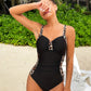 Maillot de bain une pièce gainant – Détails léopard et effet amincissant