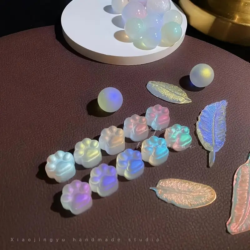 Vernis en Poudre Effet Miroir Nacré – 10 Teintes Chromées Pastel pour Ongles Brillants