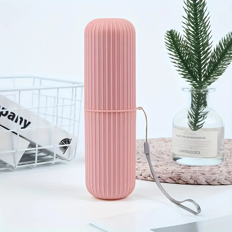 Étui de Voyage pour Brosse à Dents – Boîte de Rangement Compacte et Étanche avec Cordelette