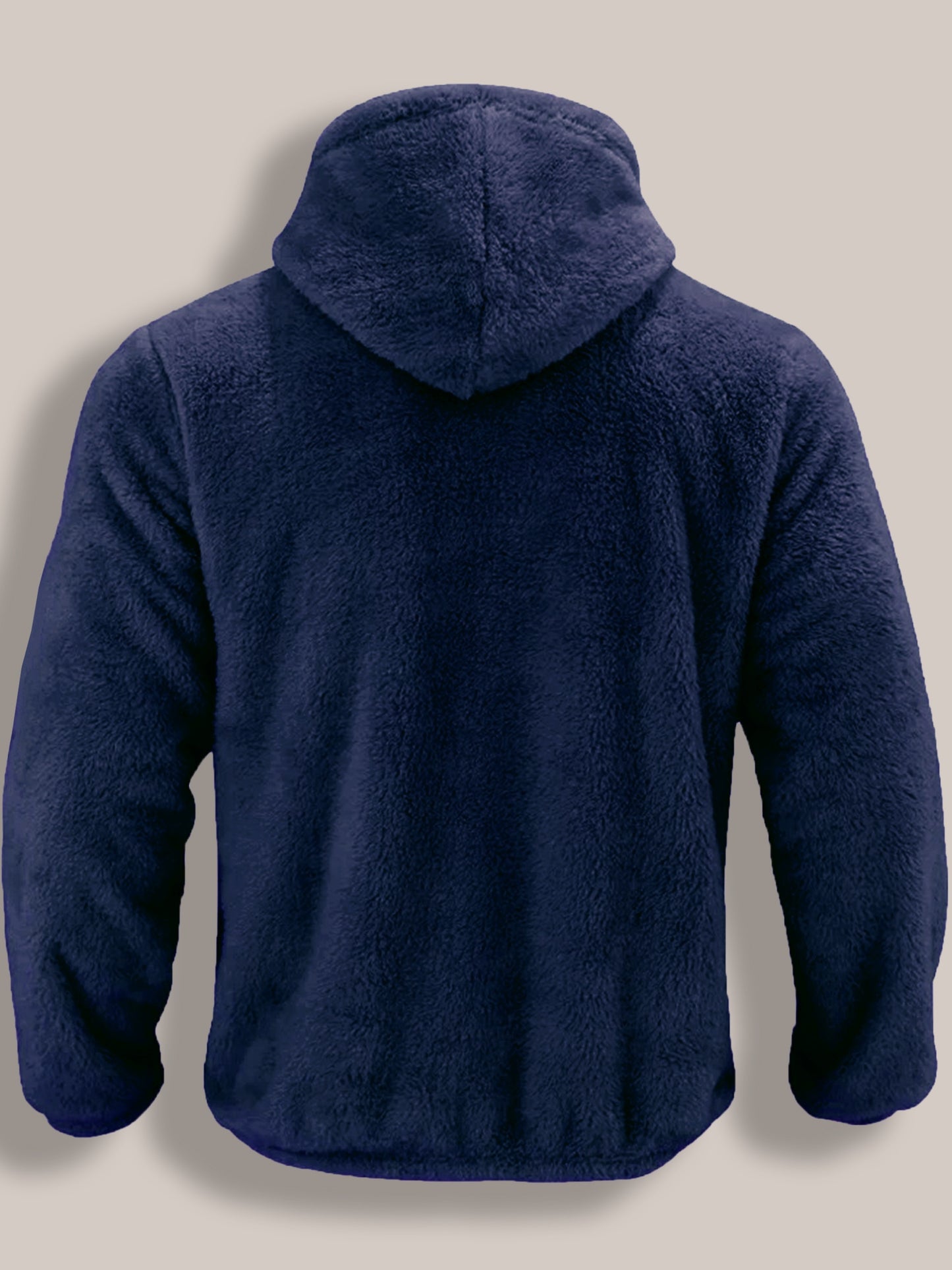 Prêt pour l'Hiver Veste à Capuche Gris Clair pour Hommes de Grande