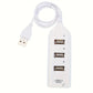 Hub USB 2.0 à 4 ports – Répartiteur haute vitesse pour PC, Mac, clavier, souris et accessoires