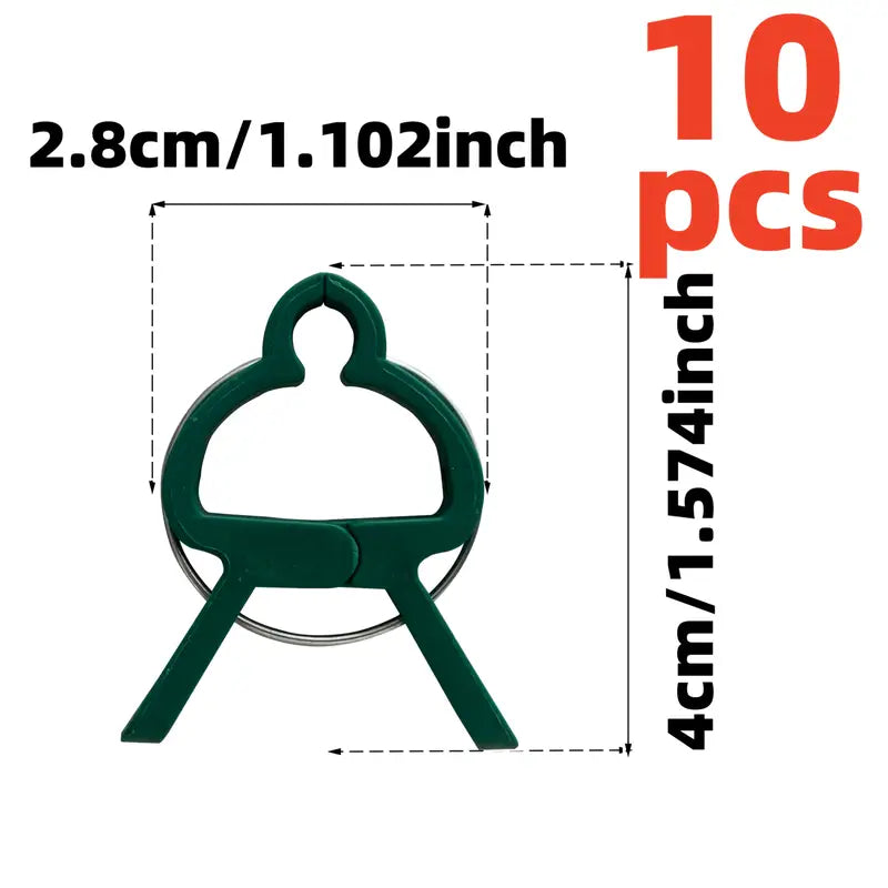 Clips de fixation pour plantes grimpantes – Pinces de support pour tuteurs, tomates, concombres et fleurs