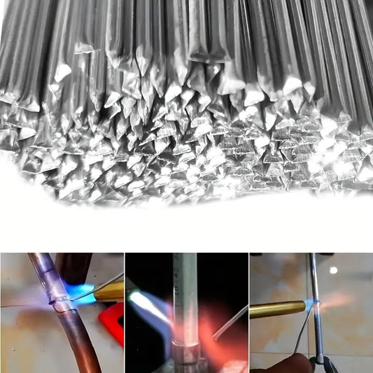 Tige de soudure en aluminium 1,6 mm x 33 cm – Baguette de brasage sans flux pour réparation métal