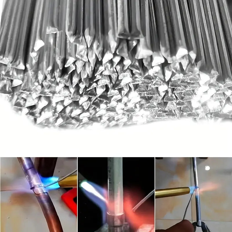 Tige de soudure en aluminium 1,6 mm x 33 cm – Baguette de brasage sans flux pour réparation métal