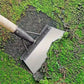 Binette large en acier inoxydable – Outil de désherbage et labourage avec manche bois pour potager et jardin