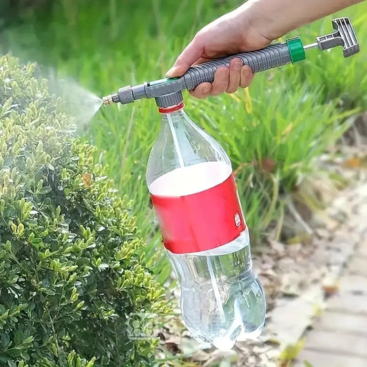 Pulvérisateur manuel adaptable sur bouteille – Lance d’arrosage à pression pour jardin, plantes et nettoyage