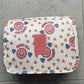 Trousse de maquillage voyage motifs smiley et cœurs  Pochette cosmétique imperméable et joyeuse