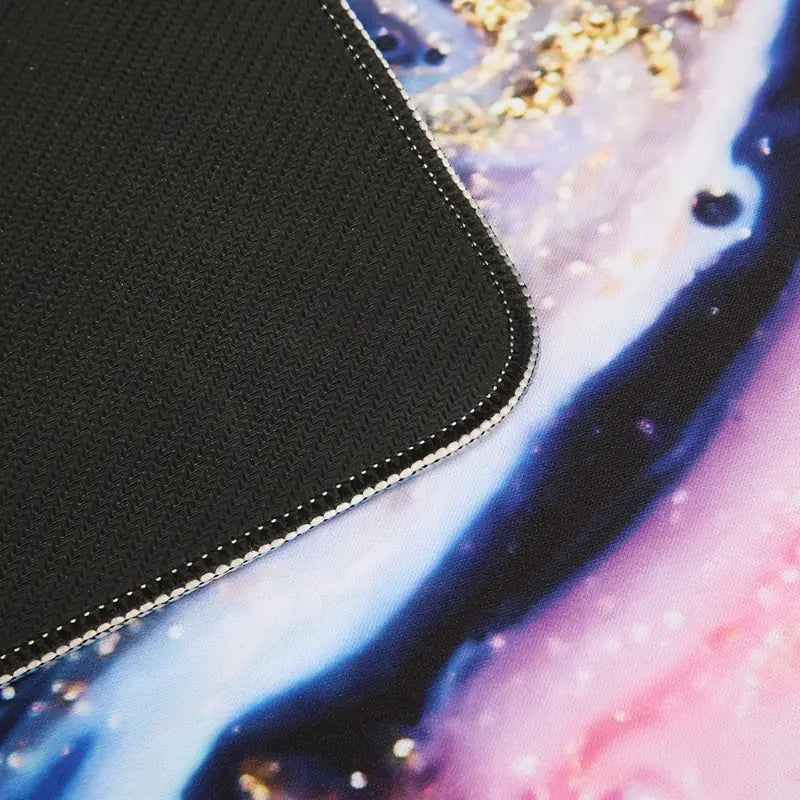 Tapis de Souris XXL Antidérapant Motif Galaxie – Accessoire Bureau Ergonomique pour Ordinateurs et Gaming