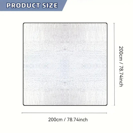 Tapis de Pique-Nique Imperméable et Antidérapant – Couverture de Camping et Plage Pliable pour Extérieur