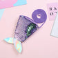 Sac Besace Sirène Fille  Mini Sac à Paillettes en Forme de Queue de Poisson, Coloré et Ludique