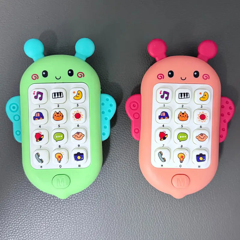Téléphone Musical Éducatif pour Bébé – Jouet d’Éveil Sonore et Lumineux en Forme d’Insecte