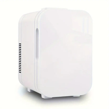 Mini Frigo Design Noir et Blanc 10L – Réfrigérateur Portable Silencieux pour Boissons, Soins ou Bureau