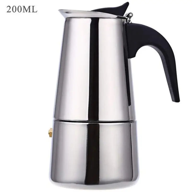 Cafetière Italienne en Inox – Moka Express Compatible Tous Feux, Design Classique pour Espresso Authentique