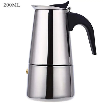 Cafetière Italienne en Inox – Moka Express Compatible Tous Feux, Design Classique pour Espresso Authentique