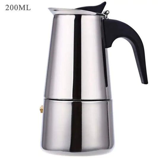 Cafetière Italienne en Inox – Moka Express Compatible Tous Feux, Design Classique pour Espresso Authentique