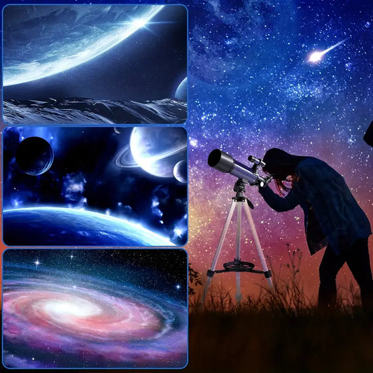 Télescope Astronomique pour Enfants et Débutants – Observation des Étoiles, Planètes et Galaxies