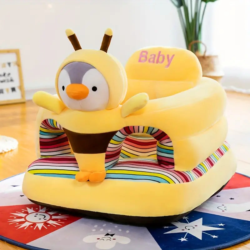 Fauteuil bébé en peluche – Siège d’apprentissage confortable pour décoration chambre bébé