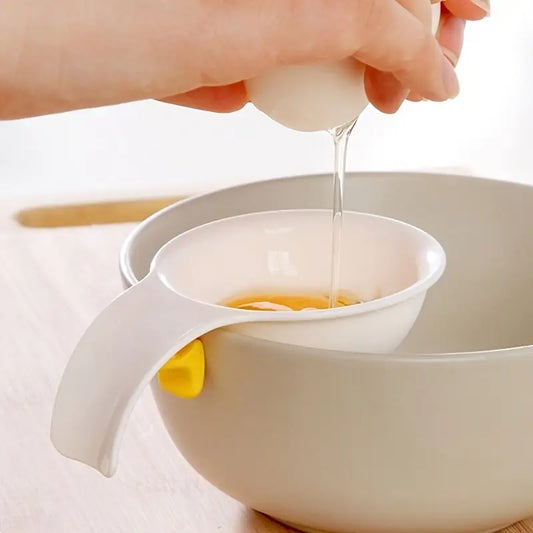 Séparateur de Jaune d’Œuf en Plastique – Outil Pratique pour Cuisson et Pâtisserie – Design Ergonomique et Facile à Utiliser
