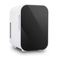 Mini Frigo Design Noir et Blanc 10L – Réfrigérateur Portable Silencieux pour Boissons, Soins ou Bureau