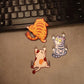 Autocollants Voiture Chats Rigolos – Stickers Animaux Humoristiques Grattoirs pour Décoration Auto et Moto
