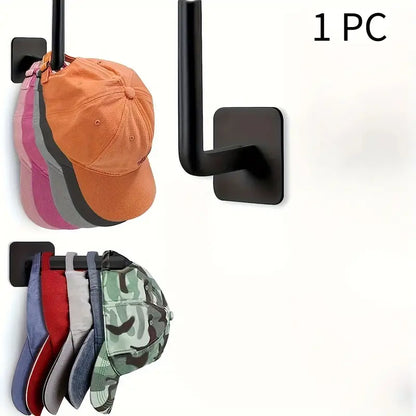 Support Mural pour Casquettes, coloris Noir