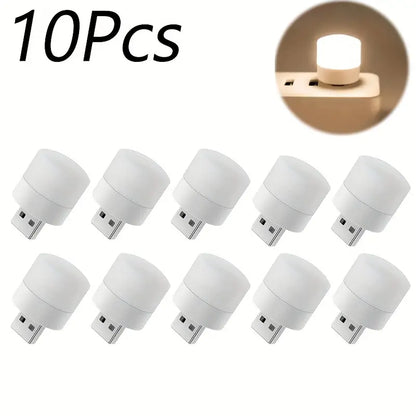 Mini Lampe LED USB Portable – Veilleuse de Voyage Compacte pour PC, Powerbank et Chargeur