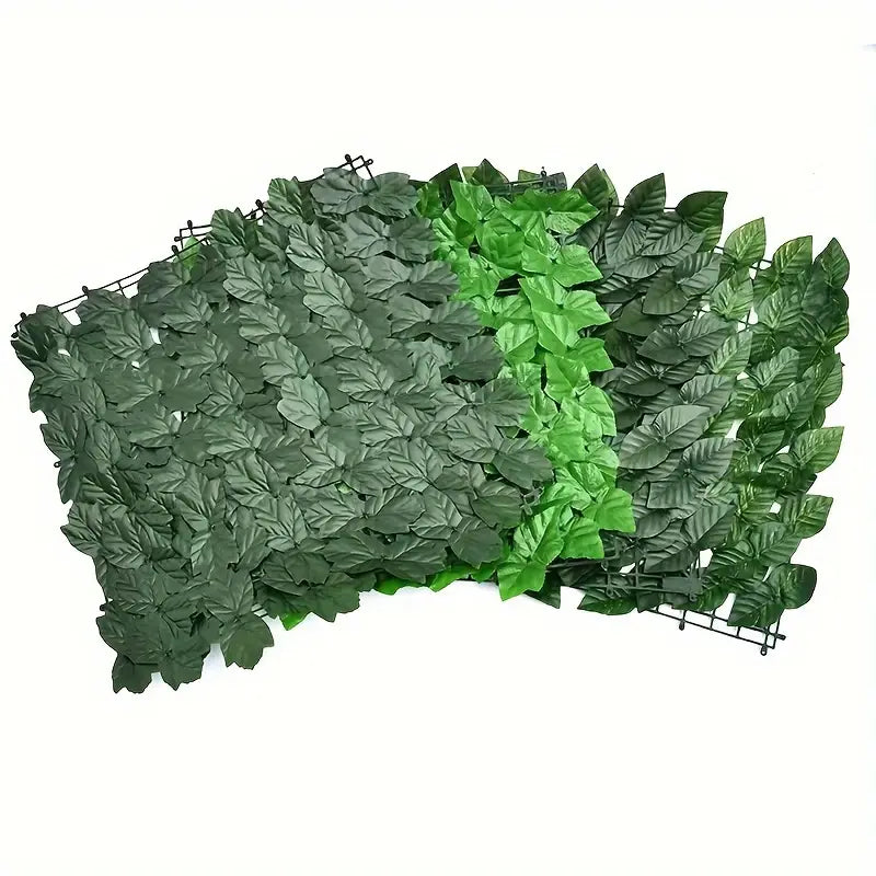 Brise-Vue Feuillage Artificiel en Rouleau – Haie Verte de Jardin pour Clôture, Balcon et Terrasse