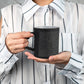 Mug magique noir personnalisable – Révèle votre photo ou message avec la chaleur