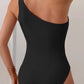 Maillot de Bain Asymétrique Une Épaule – Élégance Minimaliste pour l’Été