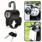 Antivol Moto avec Support Casque – Serrure Universelle Guidon avec Clés pour Scooter et Sports Motorisés