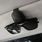 Clip support lunettes voiture cuir – Accessoire intérieur élégant et pratique pour pare-soleil