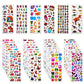 Planchettes d’Autocollants 3D Mignons – Stickers Enfants Thèmes Animaux, Fruits, Véhicules et Cœurs