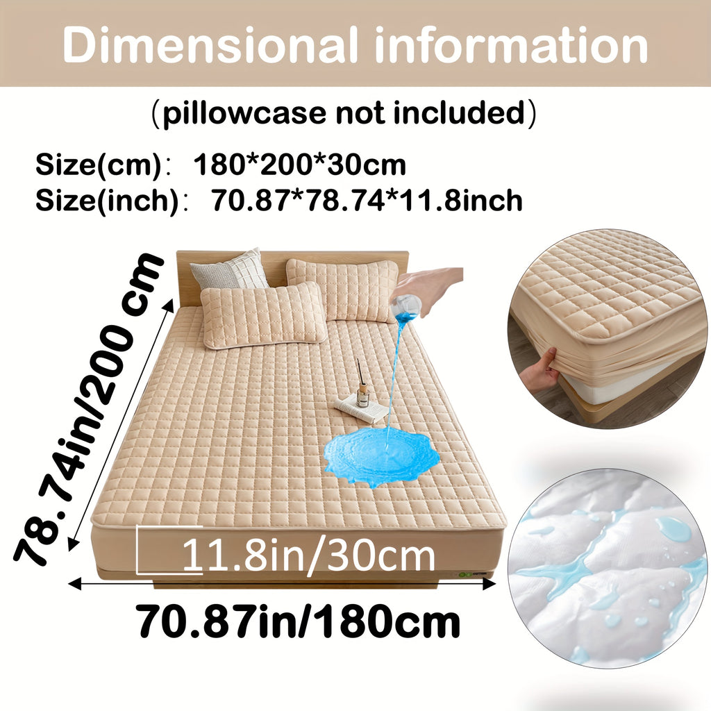 Protège-Matelas Matelassé Imperméable Grand Bonnet