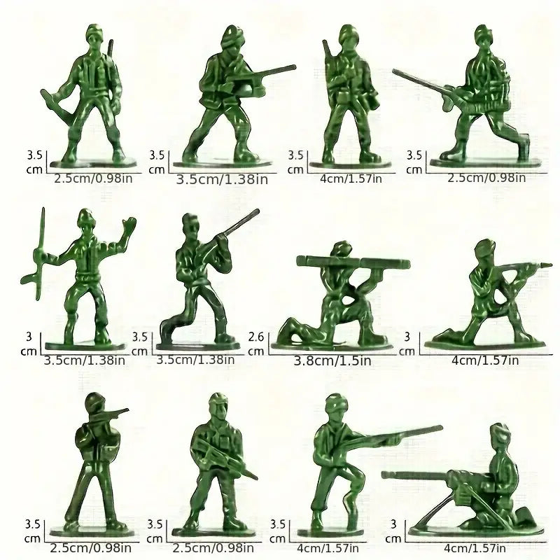 Ensemble de Figurines Soldats Militaires avec Véhicules et Accessoires – Jeu de Guerre pour Enfants