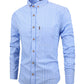 Chemise À Carreaux Élégante, coloris Bleu clair