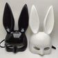 Masque lapin blanc femme – Accessoire de déguisement avec grandes oreilles pour soirée et cosplay