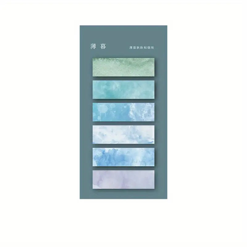 Marque-pages adhésifs pastel – Sticky notes décoratifs repositionnables pour agenda, bullet journal et étude