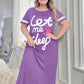 Robe longue de nuit pour femmes grandes tailles