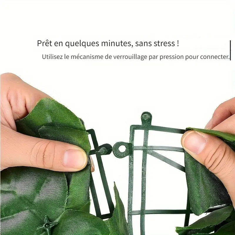 Haie Artificielle Feuillage Densité Premium – Panneau de Jardin & Mur pour Intimité et Décoration Extérieure