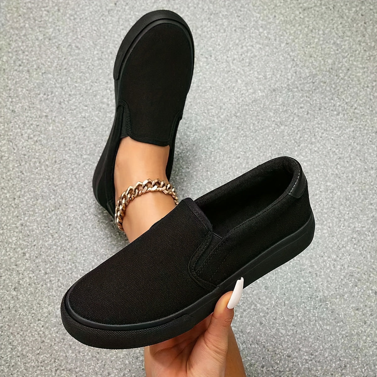 Mocassins femme tendance – Confort tout saison, coloris Full noir