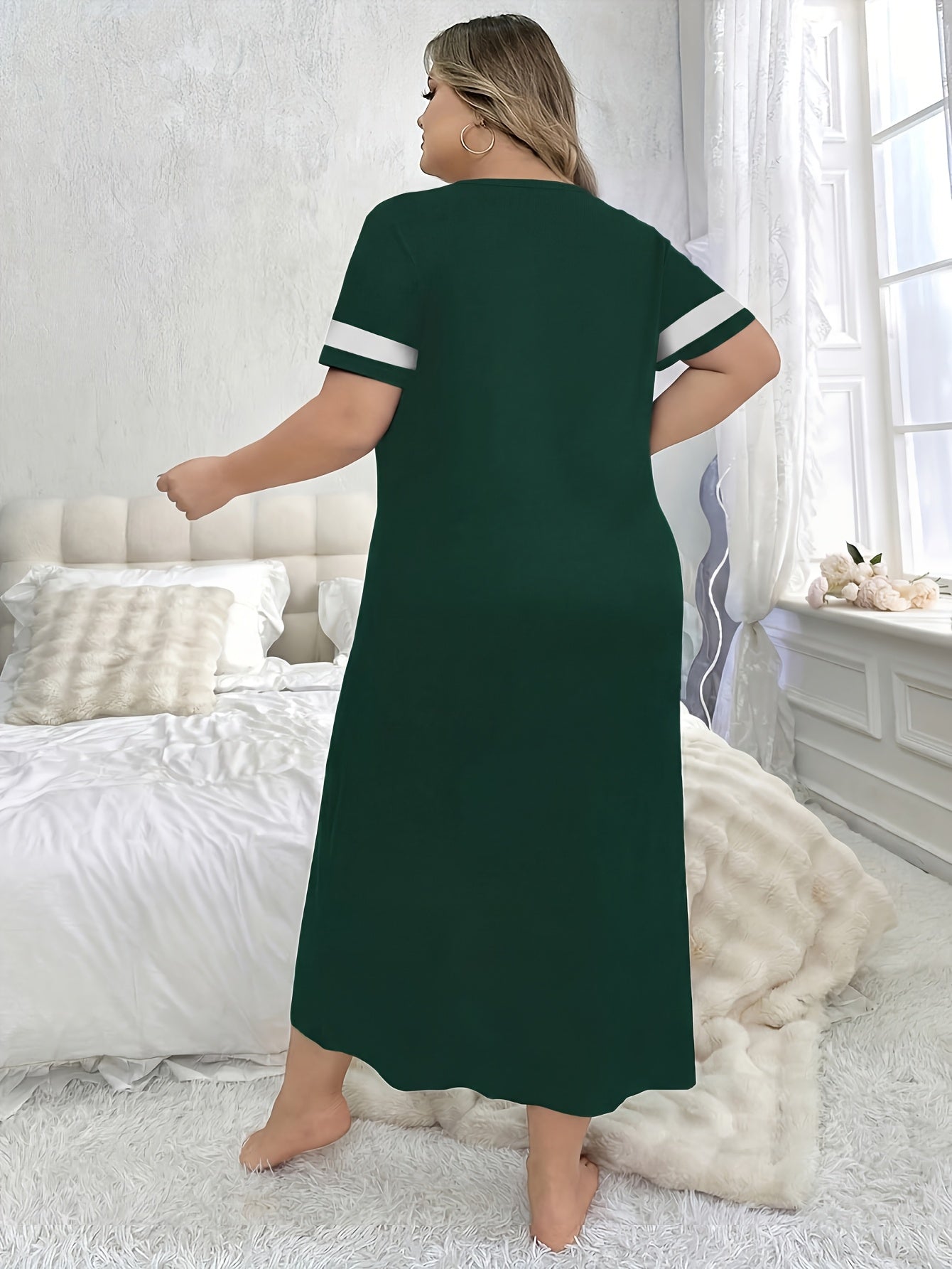 Robe longue de nuit pour femmes grandes tailles
