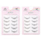 Pack de 5/10 Paires de Faux Cils Effet Naturel – Légers, Doux et Confortables pour un Regard Délicat