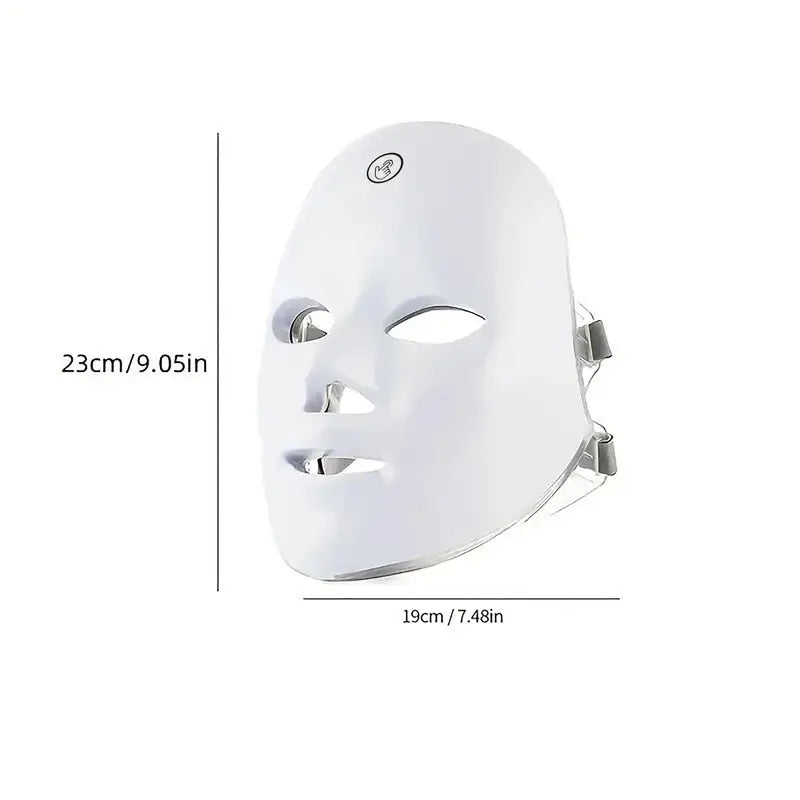 Masque LED Photothérapie 7 Couleurs – Soin Visage Anti-Âge, Acné et Éclat de la Peau à Domicile