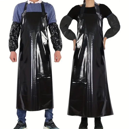 Tablier de Protection Imperméable en PVC – Résistant aux Produits Chimiques et à l’Huile