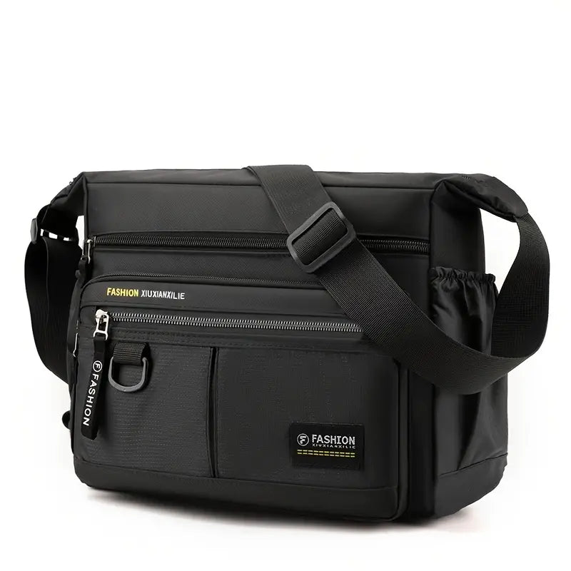 Sac à main homme bandoulière imperméable  Design moderne et poches multiples pour un rangement pratique