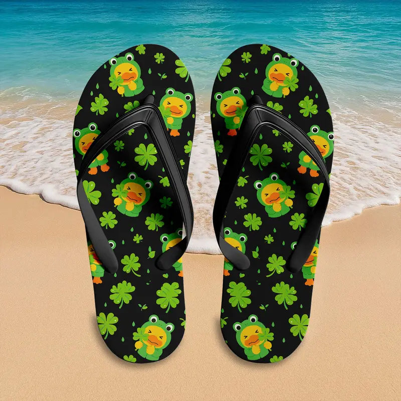 Tongs garçon motif grenouille – Sandales légères et confortables pour été et plage
