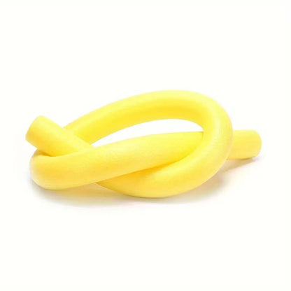 Frite de piscine en mousse flexible, coloris Jaune